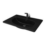 Bocchi 1020-005-0126 Taormina Arch Etajerli 86 cm Siyah Lavabo