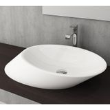 Bocchi 1021-002-0126 Vessel Yatay Çanak 72 cm Mat Beyaz Lavabo