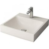 Bocchi 1076-014-0126 Scala 48x48 cm Parlak Bisküvi Tezgah Üstü Lavabo