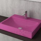 Bocchi 1077-023-0126 Scala 60x48 Parlak Mor Tezgah Üstü Lavabo