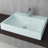 Bocchi 1077-029-0126 Scala 60 cm Mat Buz Mavi Tezgah Üstü Lavabo