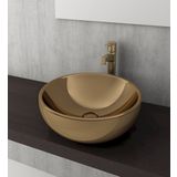 Bocchi 1119-402-0125 Venezia 45 cm Çanak Parlak Altın Lavabo
