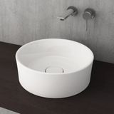 Bocchi 1174-061-0125 Luna Yuvarlak 38 cm Parlak Beyaz Çanak Lavabo