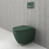 Bocchi 1295-027-0128 Mat Yeşil Venezia Rimless Asma Klozet
