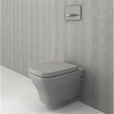 Bocchi 1304-006-0128 Firenze Rimless Asma Klozet ve Kapağı Mat Gri
