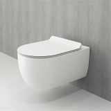 Bocchi 1416-001-0129 Bocchi V Tondo Rimless Asma Klozet Parlak Beyaz Taharet Borusuz