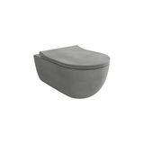 Bocchi 1417-069-0128 V Tondo Rimless Asma Klozet Mat Beton