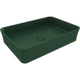 Bocchi 1476-027-0125 Dikdörtgen 55 cm Mat Yeşil Çanak Lavabo