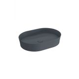 Bocchi 1521-020-0125 Oval 55 cm Antrasit Çanak Lavabo