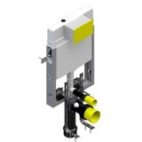 Bocchi 8.5 cm Krom Panel ve Ankastre Stop Valf Asma Klozetler için Gömme Rezervuar Seti