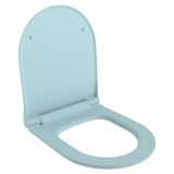 Bocchi A0336-029 Pure Slim Mat Buz Mavisi Klozet Kapağı