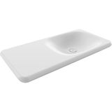Bocchı Bocchi Fenice Etajerli Lavabo 90 cm -Deliksiz -Parlak Beyaz - 1490-001-0125