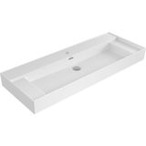 Bocchı Bocchi Milano Çift Etajerli 120 cm Parlak Beyaz Lavabo 1539-001-0126