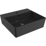 Bocchı Bocchi Milano Lavabo 50 cm - Parlak Siyah - 1216-005-0126 - Beyaz