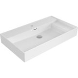 Bocchı Bocchi Milano Sağdan Etejerli Lavabo 80CM. - Parlak Beyaz - 1537-001-0126