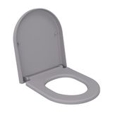 Bocchı Bocchi Pure S Klozet Kapaği - Mat Gri - A0302-006 - Beyaz