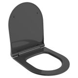 Bocchı Bocchi Pure Slim Klozet Kapaği Parlak Siyah - A0336-005 - Beyaz