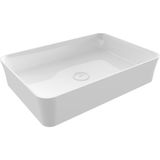 Bocchı Bocchi Sottile Slim Line Tezgah Üstü Lavabo Parlak Beyaz 55 cm - 1476-001-0125