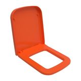 Bocchı Bocchi Tutti S Klozet Kapaği - Soft Cls - Parlak Turuncu - A0322-012 - Beyaz
