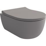 Bocchı Bocchi V-Tondo Rimless Asma Klozet - Mat Gri - 1417-006-0128 - Beyaz