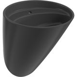 Bocchı Bocchi Venezia Asma Monoblok Lavabo - Parlak Siyah - 1083-005-0126 - Beyaz