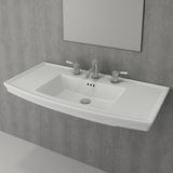 Bocchi Classico Lavita 100 cm Mat Beyaz Lavabo