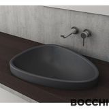 Bocchi Etna 58 cm Antrasit Yarım Tezgah Lavabo