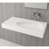 Bocchi Etna 90 cm Beyaz Etajerli Lavabo