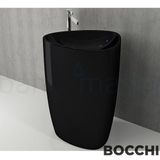 Bocchi Etna Parlak Siyah Monoblok Lavabo