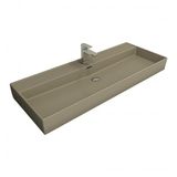 Bocchi Milano 120 cm Mat Kaşmir Etajerli Tezgah Üstü Asma Lavabo