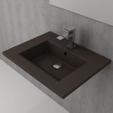 Bocchi Milano Etajerli 60 cm Mat Kahve Lavabo