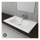 Bocchi Milano Etajerli Lavabo 80 cm Beyaz - Çok Renkli