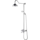 Bocchi Orient 1005-0031 Krom Banyo Bataryası Duş Kolonu ve El Duşu Seti