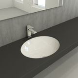 Bocchi Parma Tezgah Altı 56 cm Parlak Beyaz Lavabo