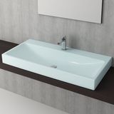 Bocchi Scala 100 cm Mat Buz Mavi Tezgah Üstü Lavabo