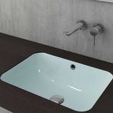 Bocchi Scala 55 cm Tezgahaltı Mat Buz Mavisi Lavabo