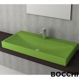 Bocchi Scala Arch 100 cm Fıstık Yeşili Tezgah Üstü Lavabo
