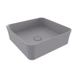 Bocchi Sottile Slim 60x45 cm Mat Gri Batarya Banklı Oval Lavaba