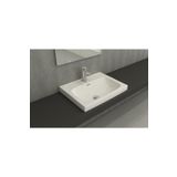 Bocchi Sottile Slim 60x45 cm Parlak Beyaz Batarya Banklı Oval Lavabo