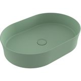 Bocchi Sottile Slim Oval 55X38 cm Lavabo Mat Mint Yeşili - Çok Renkli