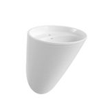 Bocchi - Strata Asma Monoblok Lavabo Batarya Delikli Parlak Beyaz - 1655-001-0126