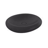 Bocchi Strata Tezgah Üstü 60 cm Mat Antrasit Lavabo