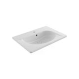 Bocchi Tao Arch Etajerli Lavabo 65X45 Cm Parlak Beyaz 1009-001-0126