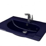 Bocchi Taormina Arch 65x45 cm Safir Mavi Etajerli Lavabo