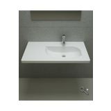 Bocchi Taormina Arch 86 cm Etajerli Parlak Beyaz Lavabo
