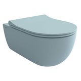 Bocchi - V-Tondo Rimless Asma Klozet Mat Buz Mavisi - 1416-029-0128