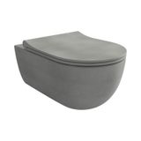 Bocchi V-Tondo Rimless Mat Beton Gizli Taharet Girişli Asma Klozet