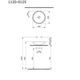 Bocchi Venezia Çanak Lavabo Gümüş - 1120-401-0125