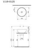 Bocchı Venezia Parlak Altın Çanak Lavabo 1119-402-0125