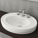 Bocchi Verona Tezgah Üstü Lavabo - Parlak Beyaz
